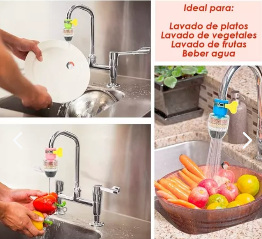 Filtro purificador de agua para Grifo